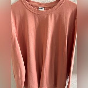 Pink Nike oversized Yoga Crewneck